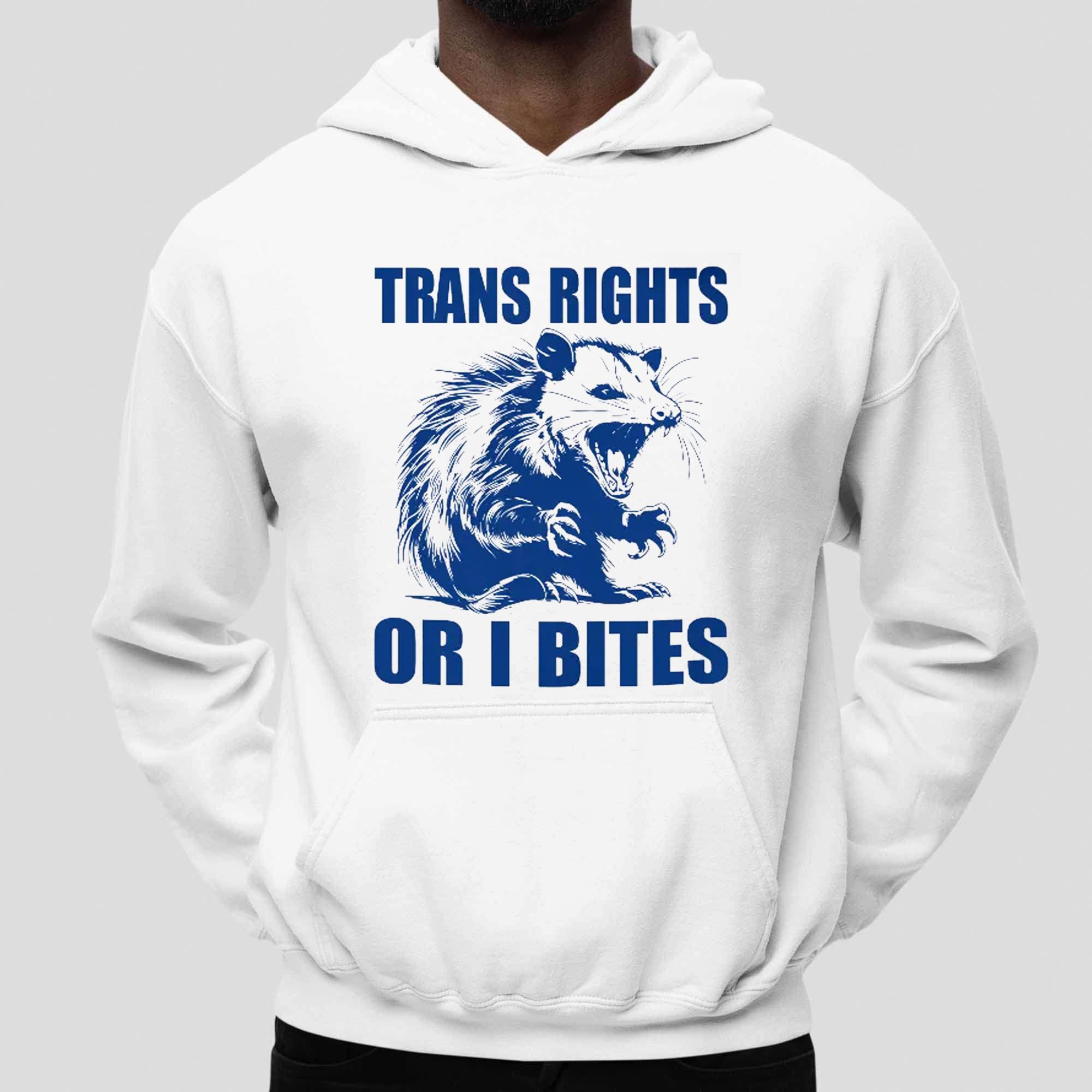 Trans Rights Or I Bites Raccoon Shirt Trans Rights Or I Bites Raccoon Shirt