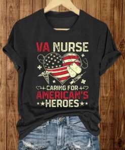VA Nurses Caring For American Heroes Shirt