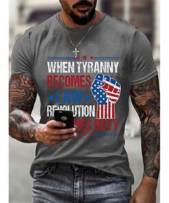 When Tyranny Becomes Law Rebellion Becomes Duty America Shirt 3