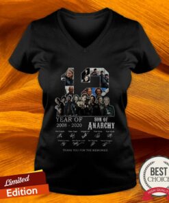 12 Year Of 2008 2020 Son Of Anarchy Signatures Shirt