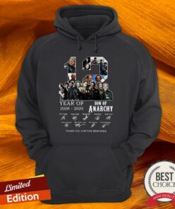 12 Year Of 2008 2020 Son Of Anarchy Signatures Shirt 4