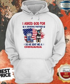 American Chihuahua Is Drinking Partner Shirt 5