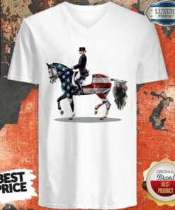 American Flag Dressage Horse Shirt