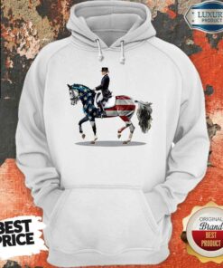 American Flag Dressage Horse Shirt 5