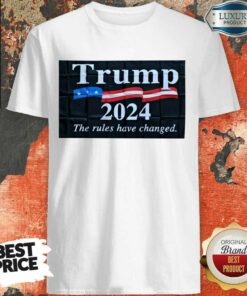 American Flag Trump 2024 Rules Have Changed Shirt