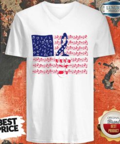 Awesome American Flag Music Shirt 4