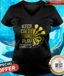 Awesome Keep Calm And Play Darts Shirt