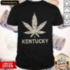Awesome Weed Kentucky To Map Shirt