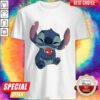 Baby Stitch Hug Spider Man Shirt