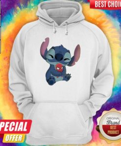 Baby Stitch Hug Spider Man Shirt