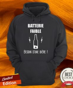Batterie Faible Besoin D'une Biere Shirt 4
