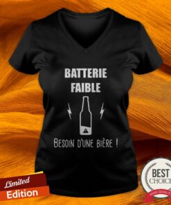 Batterie Faible Besoin D'une Biere Shirt 5