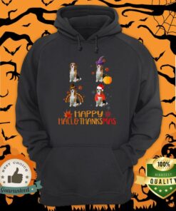 Beagle Happy Hallothanksmas Shirt 3