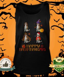 Beagle Happy Hallothanksmas Shirt 5