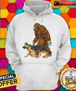 Bigfoot Dog Walk German Shepherd Shirt
