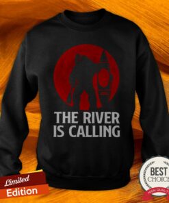 Bigfoot The River Is Calling Halloween Shirt 3
