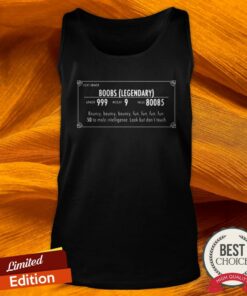 Boobs Legendary Armor 999 Weight 9 Value 80085 Shirt