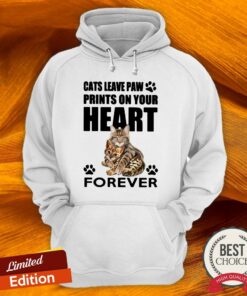Cats Leave Paw Prints On Your Heart Forever Shirt 2 Cats Leave Paw Prints On Your Heart Forever Shirt 3