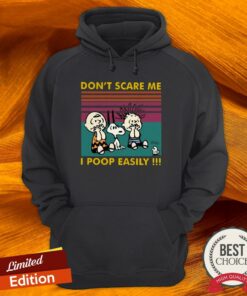 Charlie Brown Snoopy Pig-pen Omg Boo Ghost Dont Scare Me I Poop Easily Vintage Shirt