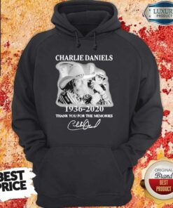 Charlie Daniels 1936 2020 Thank You For The Memories Signature Shirt