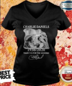 Charlie Daniels 1936 2020 Thank You For The Memories Signature Shirt 3