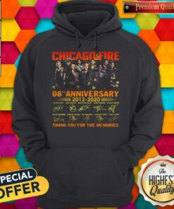 Chicago Fire 08th Anniversary 2012 2020 Thank You For The Memories Signatures Shirt