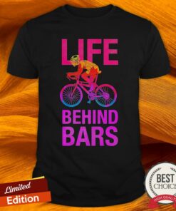 Cycling Life Behind Bars Pink Shirt