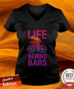 Cycling Life Behind Bars Pink Shirt 5