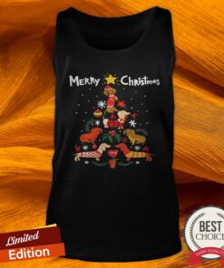 Dachshunds Merry Christmas Pine Shirt