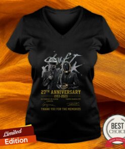 Daft Punk Electronic Music 27th Anniversary 1993 2020 Signature Thank You For The Memories Shirt 5