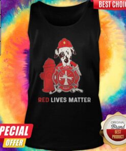 Dalmatian Dog Fire Dept Red Lives Matter Shirt 5