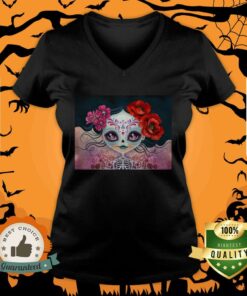 Day Of The Dead Dia De Muertos Amelia Calavera Sugar Skull Shirt 3