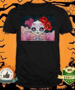 Day Of The Dead Dia De Muertos Amelia Calavera Sugar Skull Shirt 5