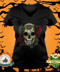 Day Of The Dead Dia De Muertos Sugar Skull Rose Shirt 5