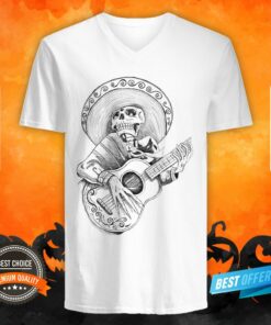 Dead Romantic Mexican Mariachi Skull Day Dead Shirt 4