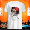 Dia De Los Muertos Makeup Sugar Skull Shirt