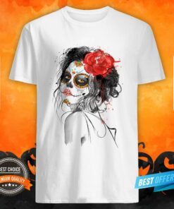 Dia De Los Muertos Makeup Sugar Skull Shirt