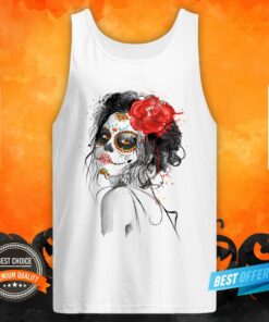 Dia De Los Muertos Makeup Sugar Skull Shirt 3