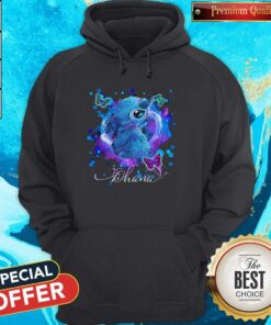 Disney Stitch And Butterflies Ohana Color Shirt 4