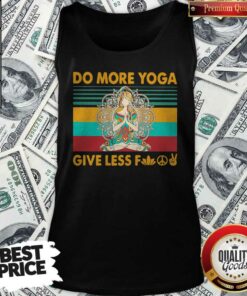 Do More Yoga Give Less Fuck Vintage Retro Shirt 3