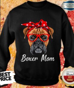 Dog Lovers Boxer Mom Women Shirt 5