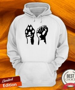 Dog Paw Human Fist Animal Rights Vegan Vegetarian Shirt 4