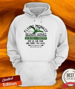 Flying Monkey Delivery Service Just One Cackle From The Wicked Witch Shirt 4