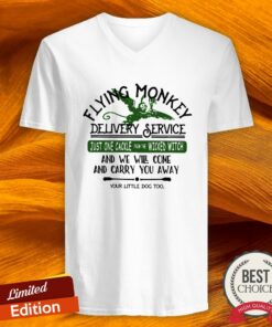 Flying Monkey Delivery Service Just One Cackle From The Wicked Witch Shirt 5