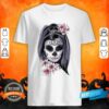 Girl Sugar Skull Dia De Muertos Day Of Dead Shirt