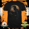 Halloween Michael Myers Holding Knife Moon Shirt