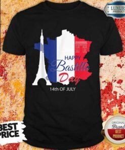 Happy Bastille Day 14th Of July Shirt