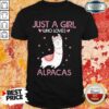 Just A Girl Who Love Alpaca Shirt