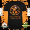 Skeleton Hello Darkness My Old FrienL200919093 Skeleton Hello Darkness My Old Friend Halloween Shirt