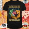 Top Rottweiler I Read Books I Drink Wine And I Know Things Shirt